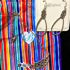 Brighton Interlok Necklace & Earrings